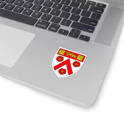 Trinity College Cambridge shield (England) (Coat of Arms) STICKER Vinyl Kiss-Cut Decal - The Sticker Space