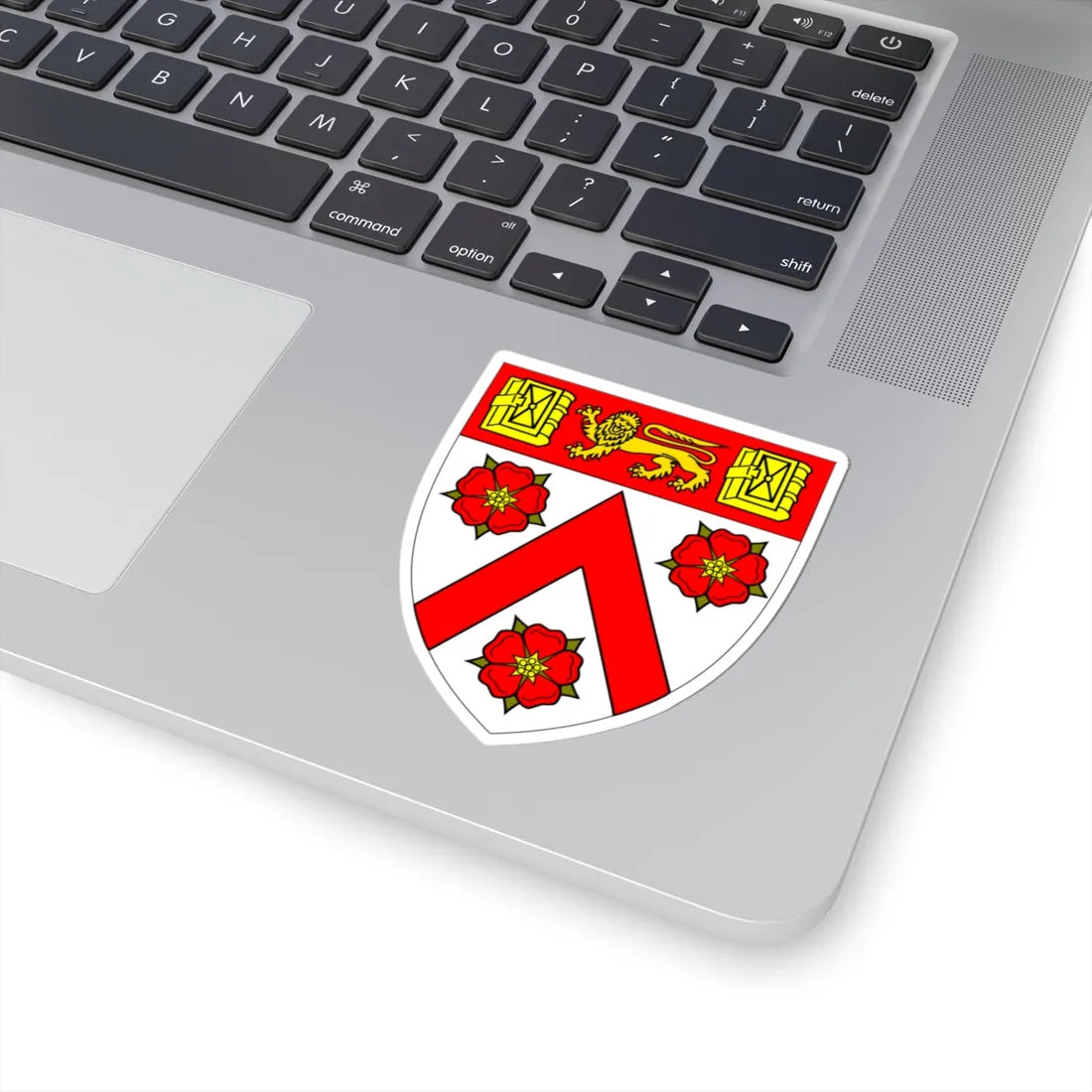 Trinity College Cambridge shield (England) (Coat of Arms) STICKER Vinyl Kiss-Cut Decal - The Sticker Space