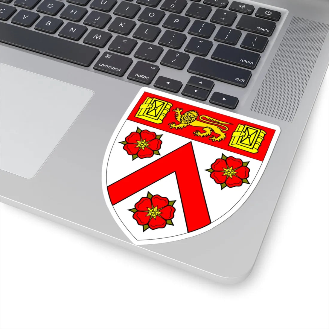 Trinity College Cambridge shield (England) (Coat of Arms) STICKER Vinyl Kiss-Cut Decal - The Sticker Space