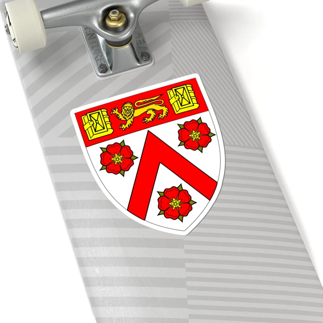 Trinity College Cambridge shield (England) (Coat of Arms) STICKER Vinyl Kiss-Cut Decal - The Sticker Space