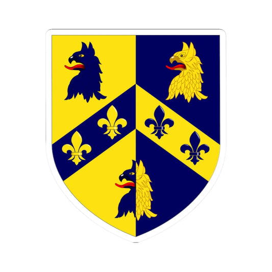 Trinity College Oxford arms (England) (Coat of Arms) STICKER Vinyl Kiss-Cut Decal 2 Inch White - The Sticker Space