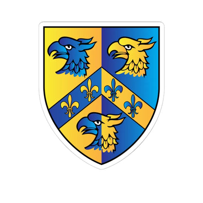 Trinity College Oxford Coat Of Arms (England) (Coat of Arms) STICKER Vinyl Kiss-Cut Decal 6 Inch White - The Sticker Space