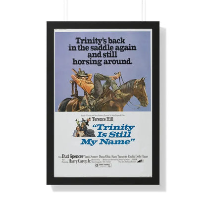 TRINITY IS STILL MY NAME 1971 - Framed Movie Poster 20" x 30" Black - The Sticker Space