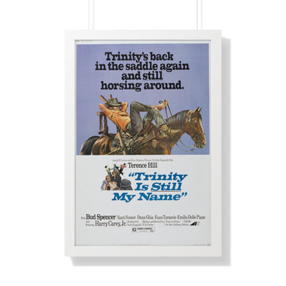 TRINITY IS STILL MY NAME 1971 - Framed Movie Poster-20" x 30"-The Sticker Space