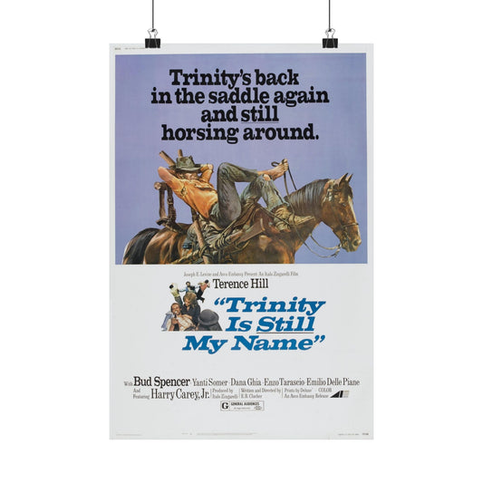 TRINITY IS STILL MY NAME 1971 - Paper Movie Poster-12″ x 18″-The Sticker Space