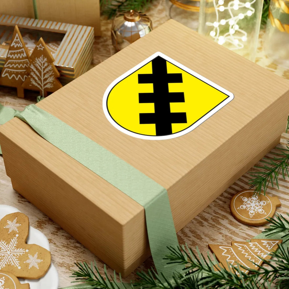 Trins Kreis wappen (Switzerland) (Coat of Arms) STICKER Vinyl Kiss-Cut Decal - The Sticker Space