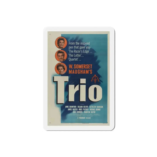 Trio 1950 Movie Poster Refrigerator Magnet 2 Inch - The Sticker Space