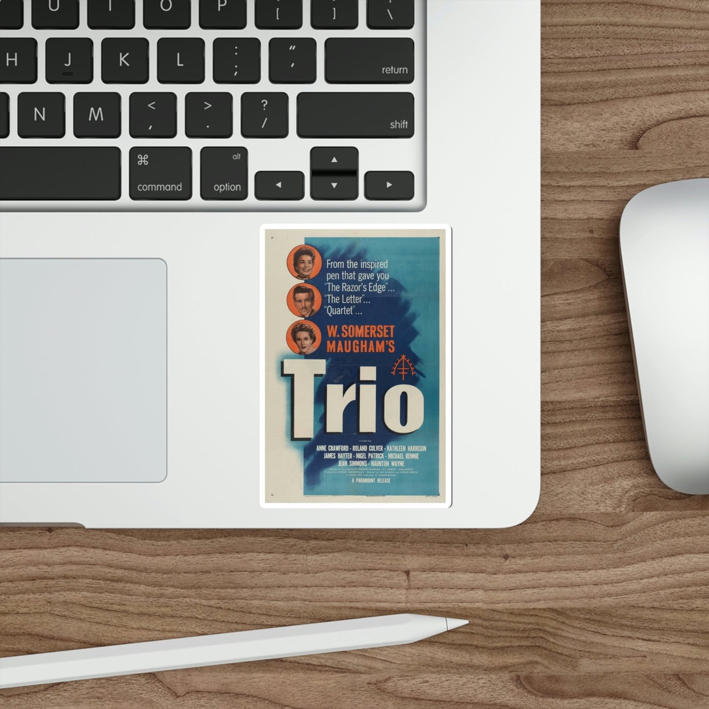 Trio 1950 Movie Poster STICKER Vinyl Die-Cut Decal-The Sticker Space