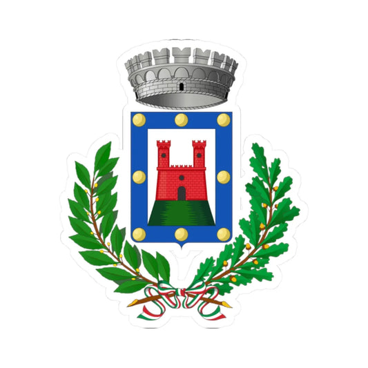 Tripi-Stemma (Italy) (Coat of Arms) STICKER Vinyl Kiss-Cut Decal 2 Inch White - The Sticker Space