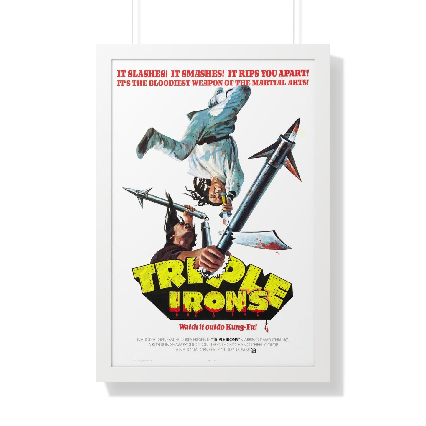 TRIPLE IRONS 1971 - Framed Movie Poster-20" x 30"-The Sticker Space