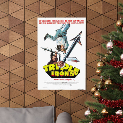 TRIPLE IRONS 1971 - Paper Movie Poster-The Sticker Space