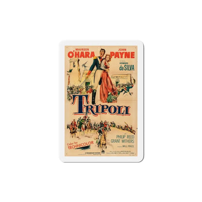 Tripoli 1950 Movie Poster Refrigerator Magnet 5 Inch - The Sticker Space