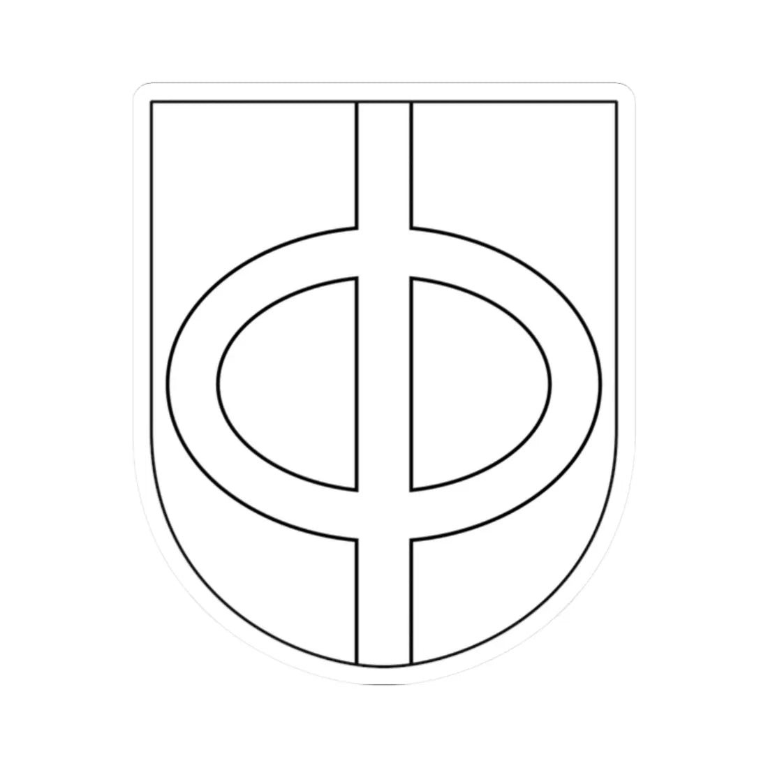 Trönö vapen (Sweden) (Coat of Arms) STICKER Vinyl Kiss-Cut Decal 2 Inch White - The Sticker Space