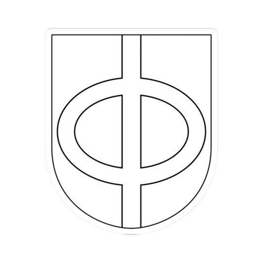 Trönö vapen (Sweden) (Coat of Arms) STICKER Vinyl Kiss-Cut Decal 2 Inch White - The Sticker Space