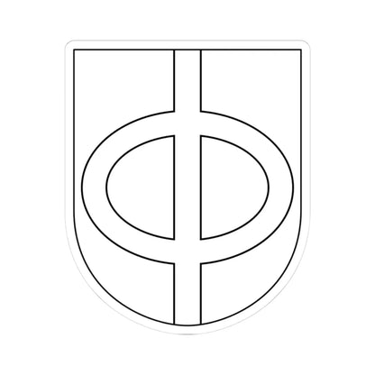 Trönö vapen (Sweden) (Coat of Arms) STICKER Vinyl Kiss-Cut Decal 3 Inch White - The Sticker Space