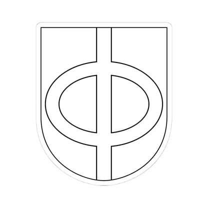 Trönö vapen (Sweden) (Coat of Arms) STICKER Vinyl Kiss-Cut Decal 4 Inch White - The Sticker Space