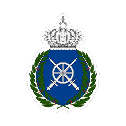 TrängKAS vapen (Sweden) (Coat of Arms) STICKER Vinyl Kiss-Cut Decal 4 Inch White - The Sticker Space