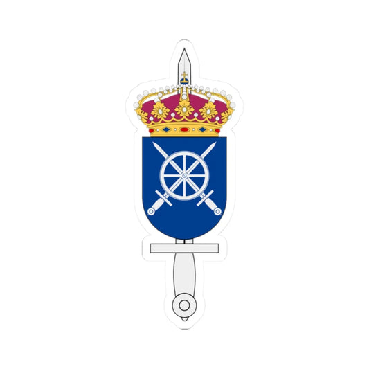 Trängregementet vapen (Sweden) (Coat of Arms) STICKER Vinyl Kiss-Cut Decal 2 Inch White - The Sticker Space