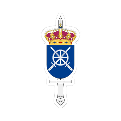Trängregementet vapen (Sweden) (Coat of Arms) STICKER Vinyl Kiss-Cut Decal 4 Inch White - The Sticker Space