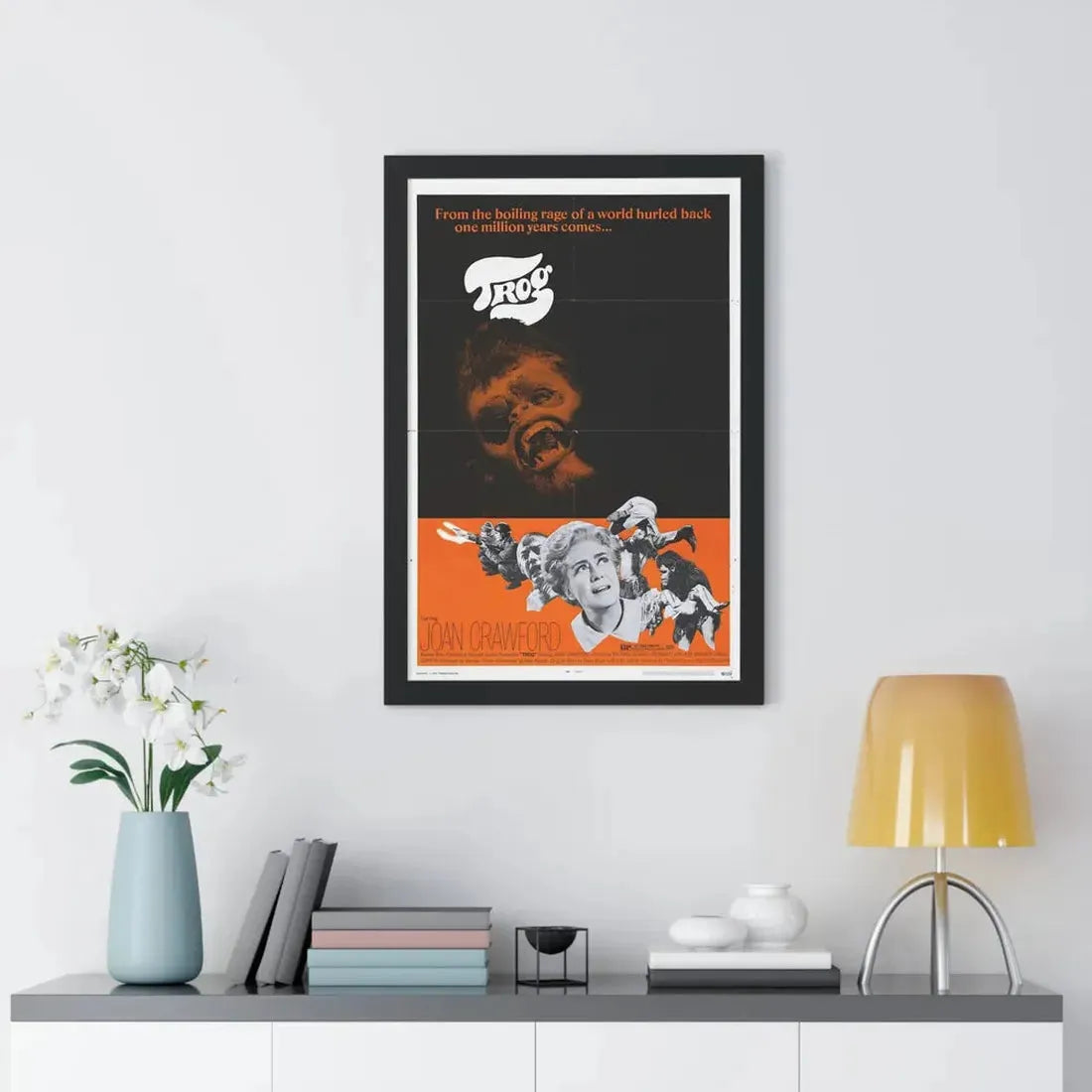 TROG 1970 - Framed Movie Poster - The Sticker Space