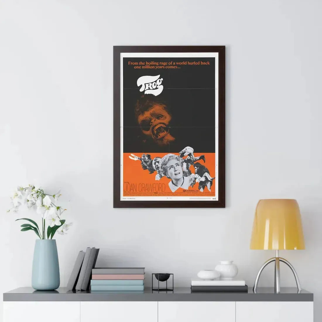 TROG 1970 - Framed Movie Poster - The Sticker Space