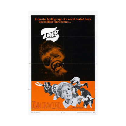 TROG 1970 - Paper Movie Poster-The Sticker Space