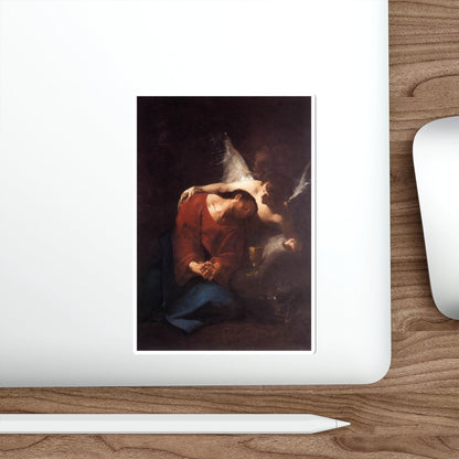 TROGER, Paul - Christ Comforted by an Angel (Artwork) STICKER Vinyl Die-Cut Decal-The Sticker Space