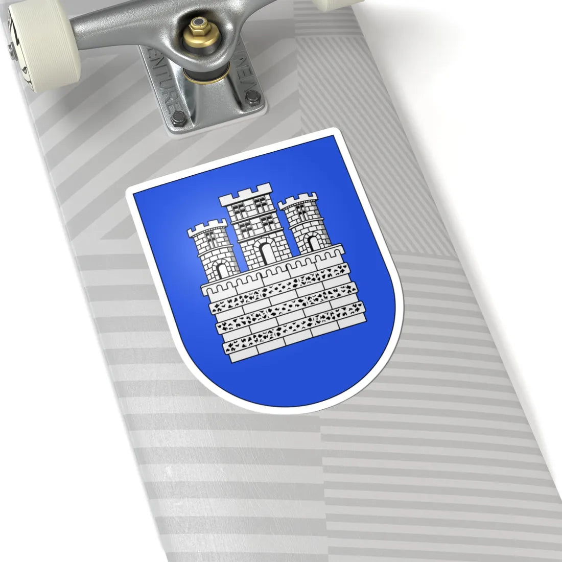 Troinex-coat of arms (Switzerland) (Coat of Arms) STICKER Vinyl Kiss-Cut Decal - The Sticker Space