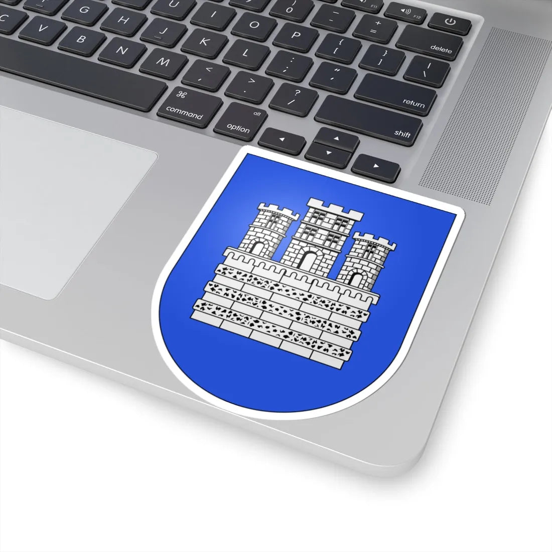 Troinex-coat of arms (Switzerland) (Coat of Arms) STICKER Vinyl Kiss-Cut Decal - The Sticker Space