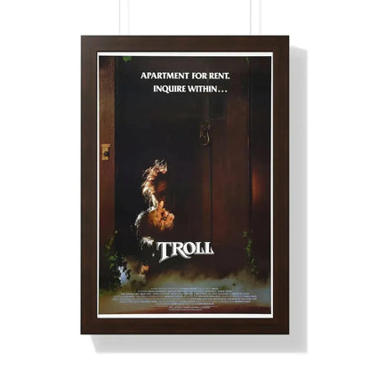 TROLL 1986 - Framed Movie Poster 16″ x 24″ Walnut - The Sticker Space