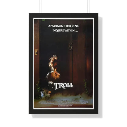 TROLL 1986 - Framed Movie Poster 20" x 30" Black - The Sticker Space