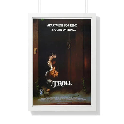 TROLL 1986 - Framed Movie Poster 20" x 30" White - The Sticker Space