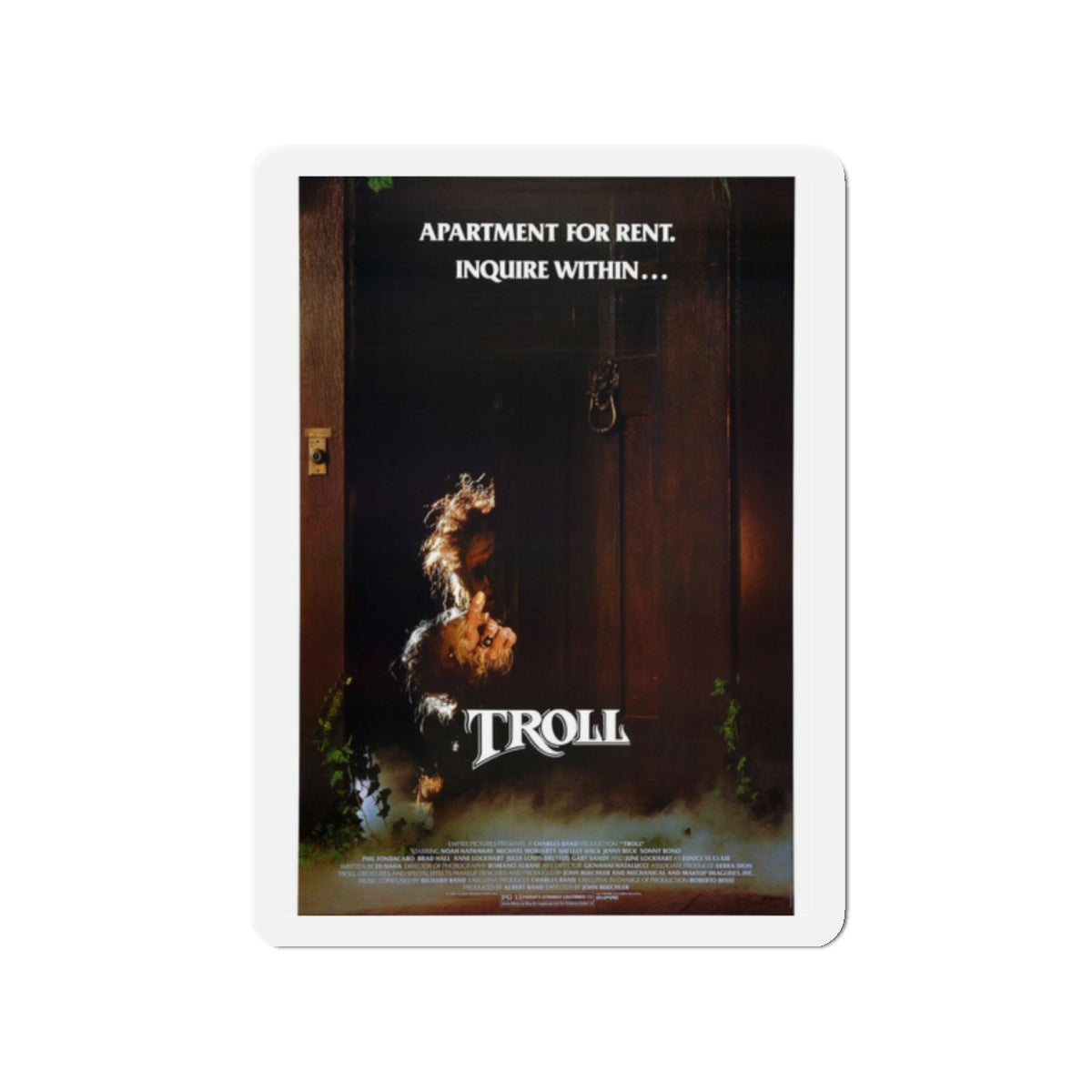 TROLL 1986 Movie Poster - Refrigerator Magnet