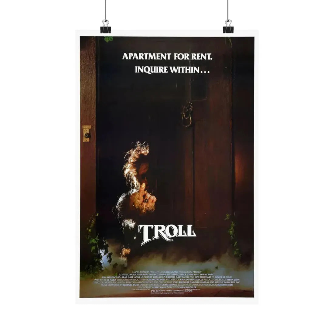 TROLL 1986 - Paper Movie Poster 12″ x 18″ Matte - The Sticker Space