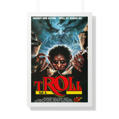 TROLL 3 (QUEST FOR THE MIGHTY SWORD) 1990 - Framed Movie Poster-20" x 30"-The Sticker Space