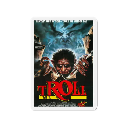 TROLL 3 (QUEST FOR THE MIGHTY SWORD) 1990 Movie Poster - Refrigerator Magnet 2 Inch Die-Cut - The Sticker Space