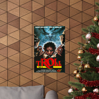 TROLL 3 (QUEST FOR THE MIGHTY SWORD) 1990 - Paper Movie Poster-The Sticker Space