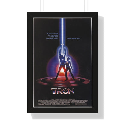 TRON 1982 - Framed Movie Poster-16″ x 24″-The Sticker Space