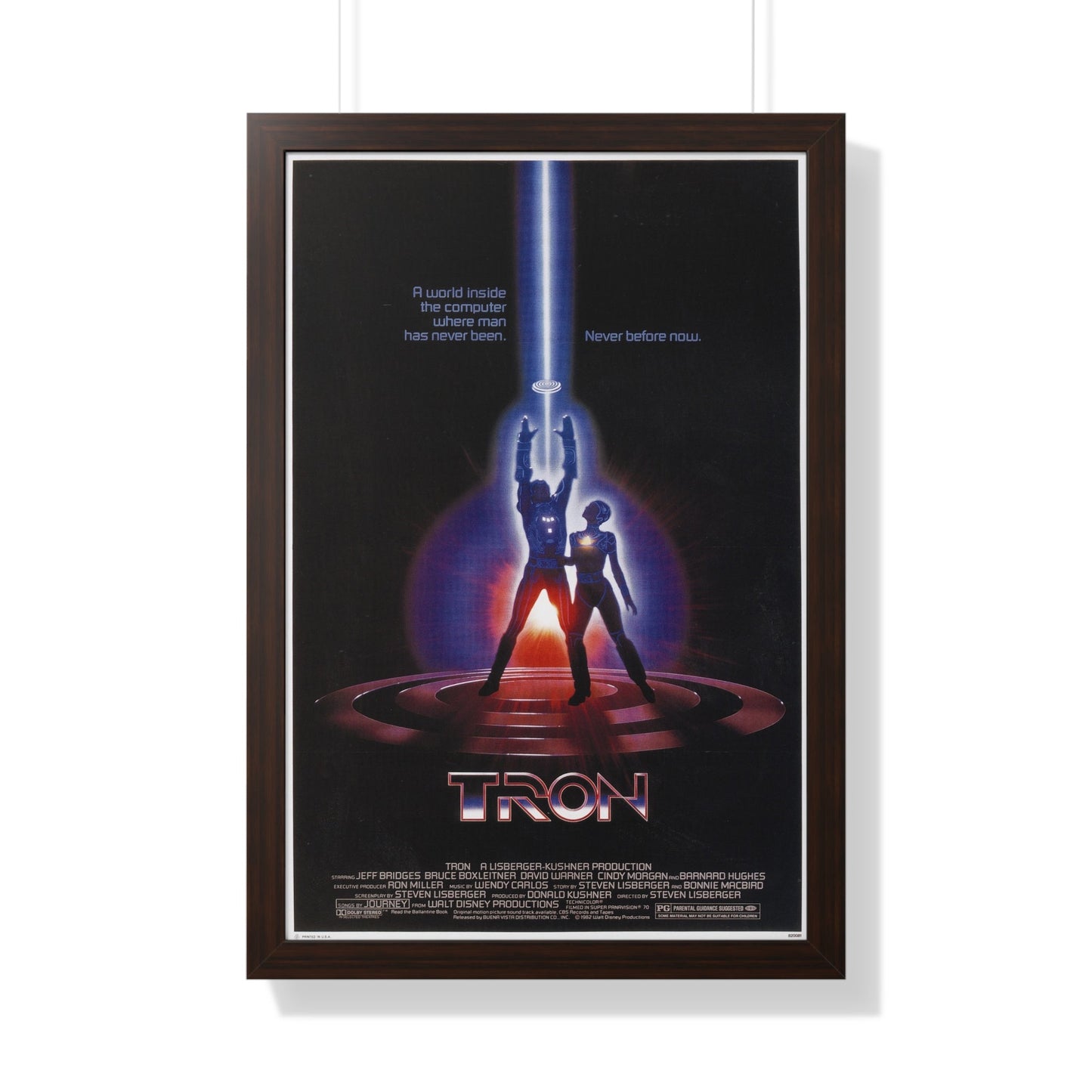 TRON 1982 - Framed Movie Poster-20" x 30"-The Sticker Space