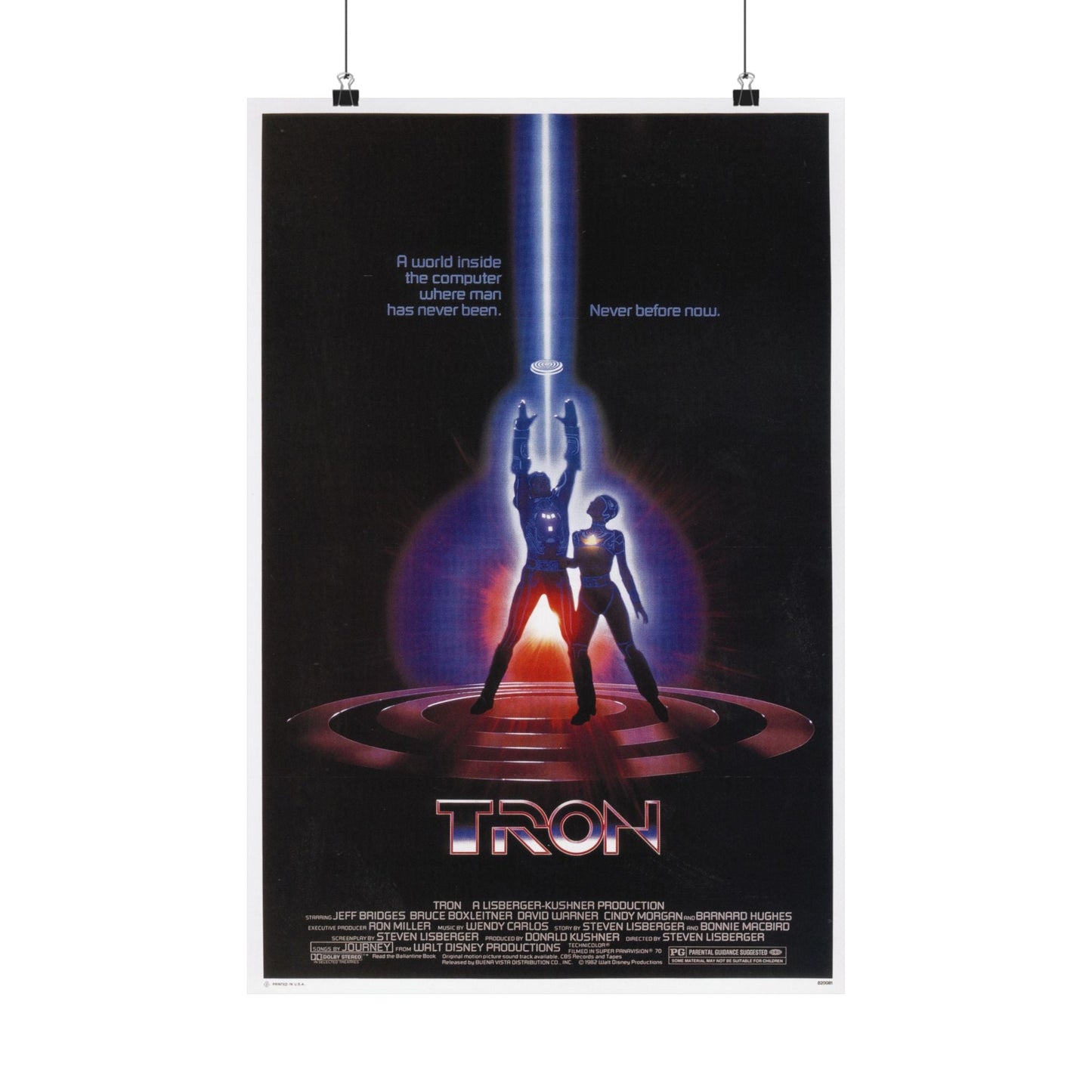 TRON 1982 - Paper Movie Poster-16″ x 24″-The Sticker Space