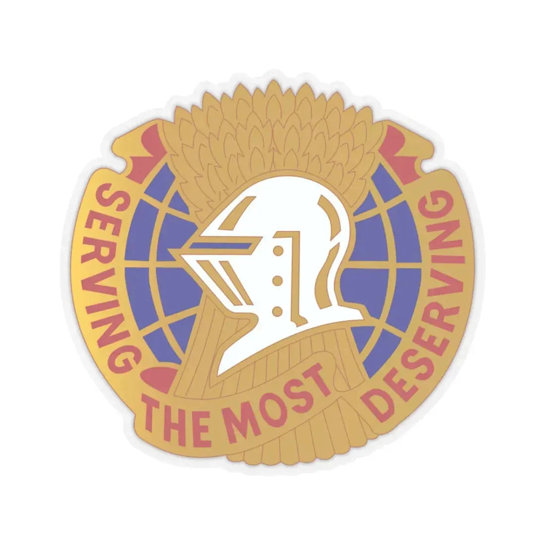 Troop Support Agency (U.S. Army) STICKER Vinyl Kiss-Cut Decal 3 Inch Transparent - The Sticker Space