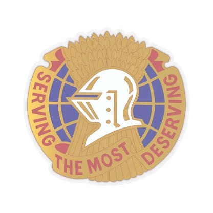 Troop Support Agency (U.S. Army) STICKER Vinyl Kiss-Cut Decal 4 Inch Transparent - The Sticker Space