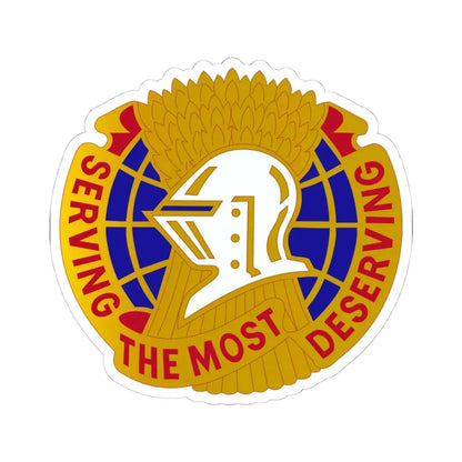 Troop Support Agency (U.S. Army) STICKER Vinyl Kiss-Cut Decal 4 Inch White - The Sticker Space