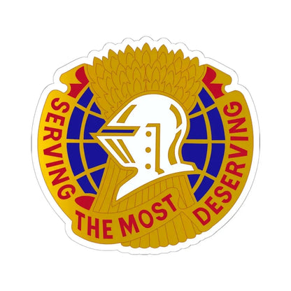 Troop Support Agency (U.S. Army) STICKER Vinyl Kiss-Cut Decal 6 Inch White - The Sticker Space