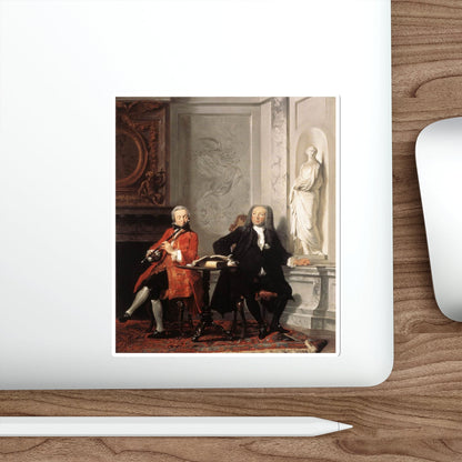 TROOST, Cornelis - Jeronimus Tonneman and his Son (Artwork) STICKER Vinyl Die-Cut Decal-The Sticker Space