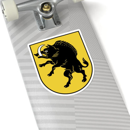 TroskunaiCOA (Lithuania) (Coat of Arms) STICKER Vinyl Kiss-Cut Decal - The Sticker Space