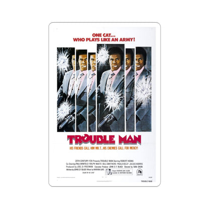 Trouble Man 1972 Movie Poster STICKER Vinyl Die-Cut Decal-3 Inch-The Sticker Space