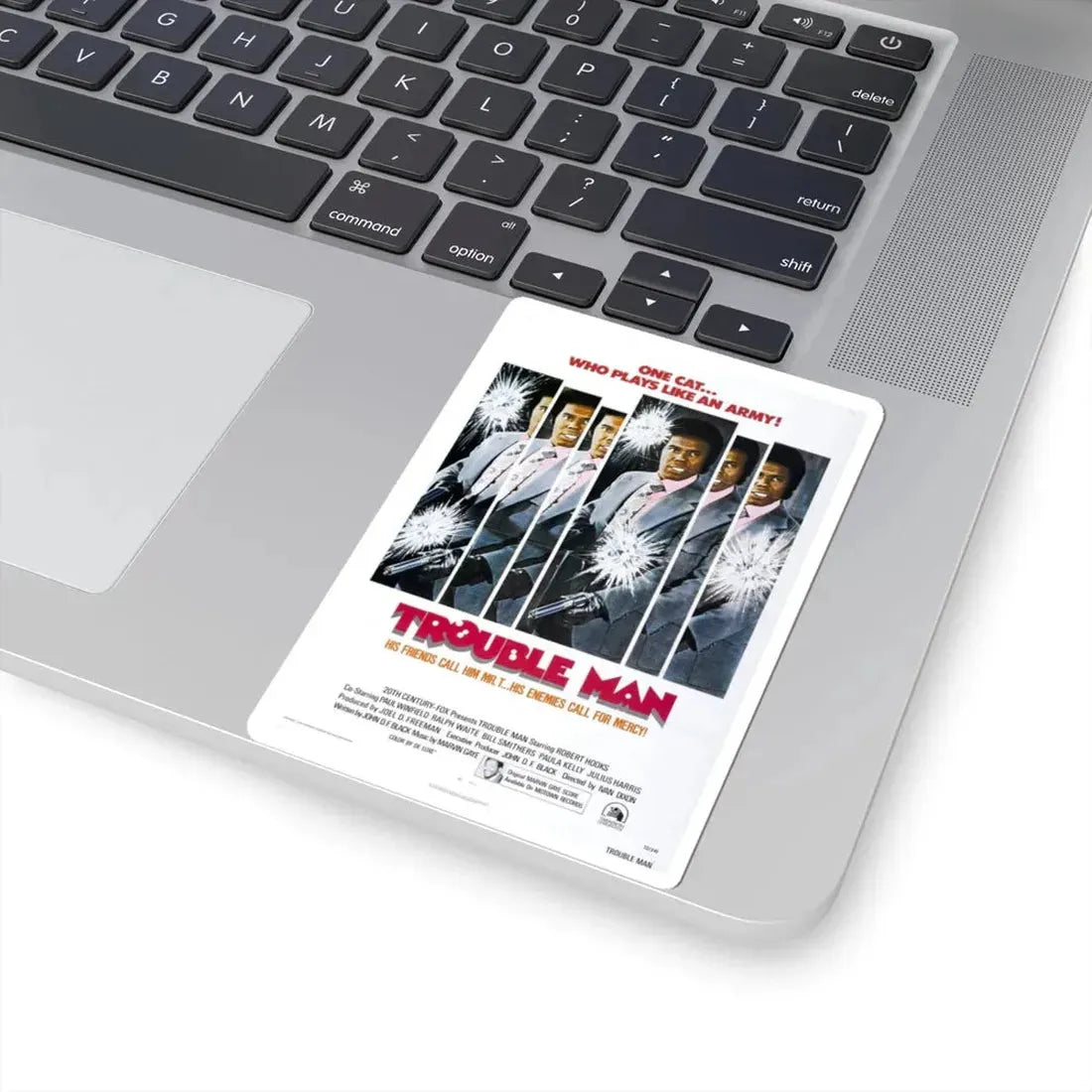 Trouble Man 1972 Movie Poster - STICKER Vinyl Kiss-Cut Decal - The Sticker Space