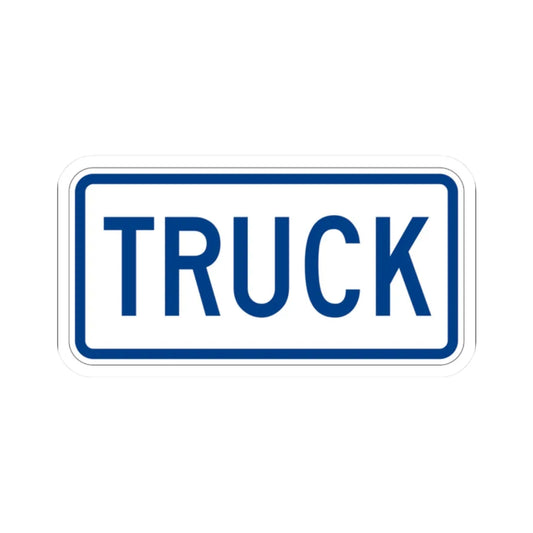 Truck plate South Carolina (South Carolina) (Road Sign) STICKER Vinyl Kiss-Cut Decal 2 Inch White - The Sticker Space