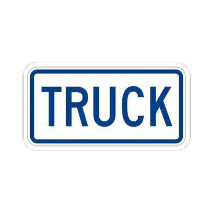 Truck plate South Carolina (South Carolina) (Road Sign) STICKER Vinyl Kiss-Cut Decal 4 Inch White - The Sticker Space